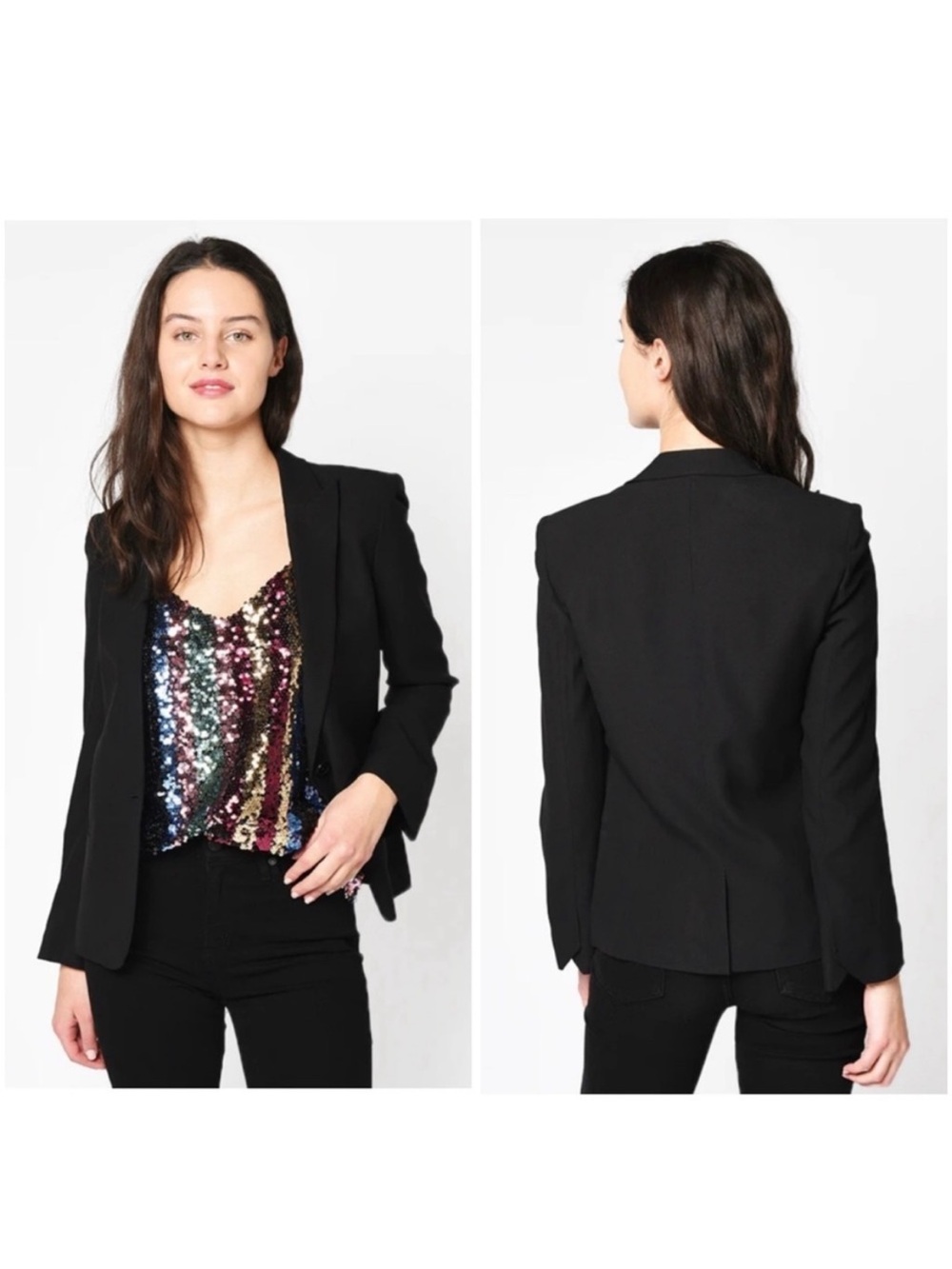 Zadig & Voltaire Vedy Spi Blazer Deluxe Black Size 34/XS